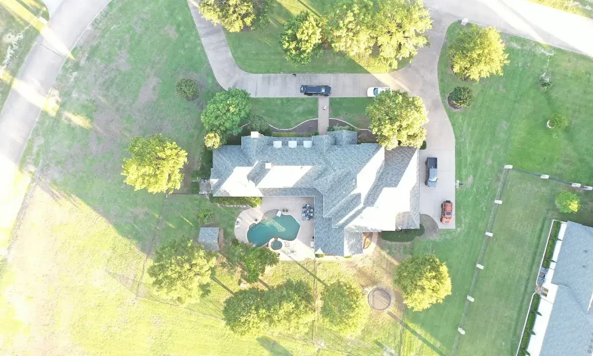 New shingle roof installation on a home in Bedford